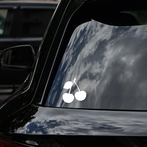 Cherry Stickers for Cars Cherry Decal for Laptop accessories for Cars Cherries for Car Sticker of Cherries Laptop Sticker of Cherries