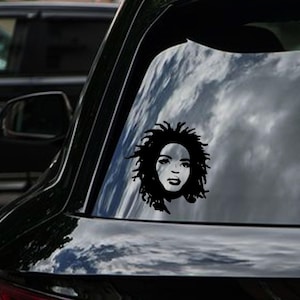 Decoración de Lauryn Hill / Pegatina de Lauryn Hill / Pegatina &quot;La mala educación de Lauryn Hill&quot; / Calcomanía para portátil / / Pegatina inspirada en el rap / Rap y hip hop