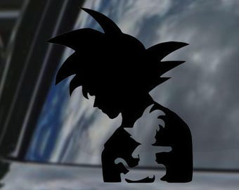 Pegatina de Dragon Ball, pegatina de anime para fans, para decorar la ventana del coche, el portátil o cualquier otro vehículo. Pegatina impermeable de Dragon Ball Z.