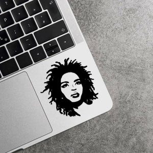 Calcomanía de Lauryn Hill / Calcomanía de Lauryn Hill / Calcomanía de Lauryn Hill: La mala educación de Lauryn Hill / Calcomanía para laptop / Calcomanía de hip hop / Calcomanía de rap / Calcomanía de hip hop