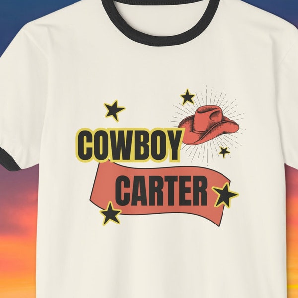 Beyonce Cowboy Carter Unisex Cotton Ringer T-Shirt, Beyonce Act II Shirt, Cowboy Carter Shirt, Beyonce Shirt