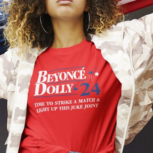 Beyonce Dolly '24 Unisex Jersey Short Sleeve Tee, Beyonce Cowboy Carter Shirt, Cowboy Carter Shirt, Beyonce Shirt, Dolly Parton Shirt