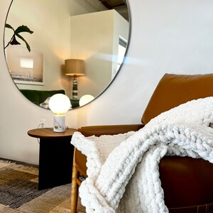 Handmade Chunky Knitted Blanket