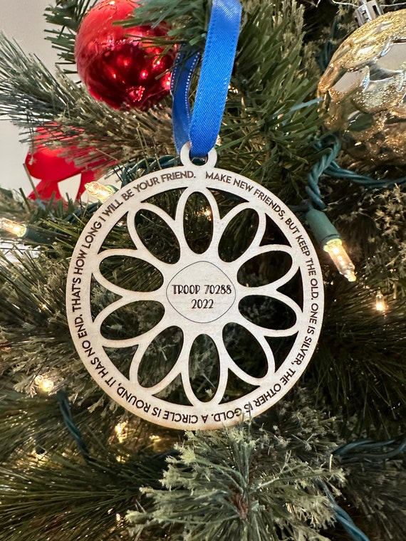 Girl Scout Daisy Troop Holiday Christmas Ornament