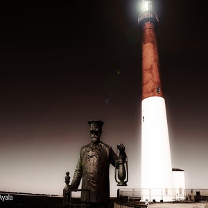 Barnegat Lighthouse NJ Digital Download Photo-LBI NJ-Long Beach Island New Jersey-Ocean-Beach-Wall Art-Jersey Shore