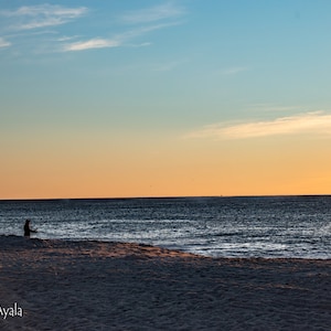 Fishing During Sun Rise Digital Download Photo-Point Pleasant NJ-Jersey Shore-Point Pleasant NJ-Wall Art