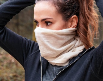 Soft & Breathable Alpaca Wool Neck Gaiter - Ultralight for All Seasons