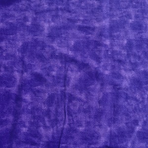 Purple Classic Cottons Quilt Shop Quality l Cotton Quilting Fabric - Purple Hand-dyed Pattern - Sold by the Yard