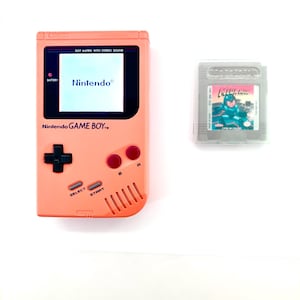 Gameboy Classic DMG Backlit Screen New Yellow Shell with MegaMan Bundle