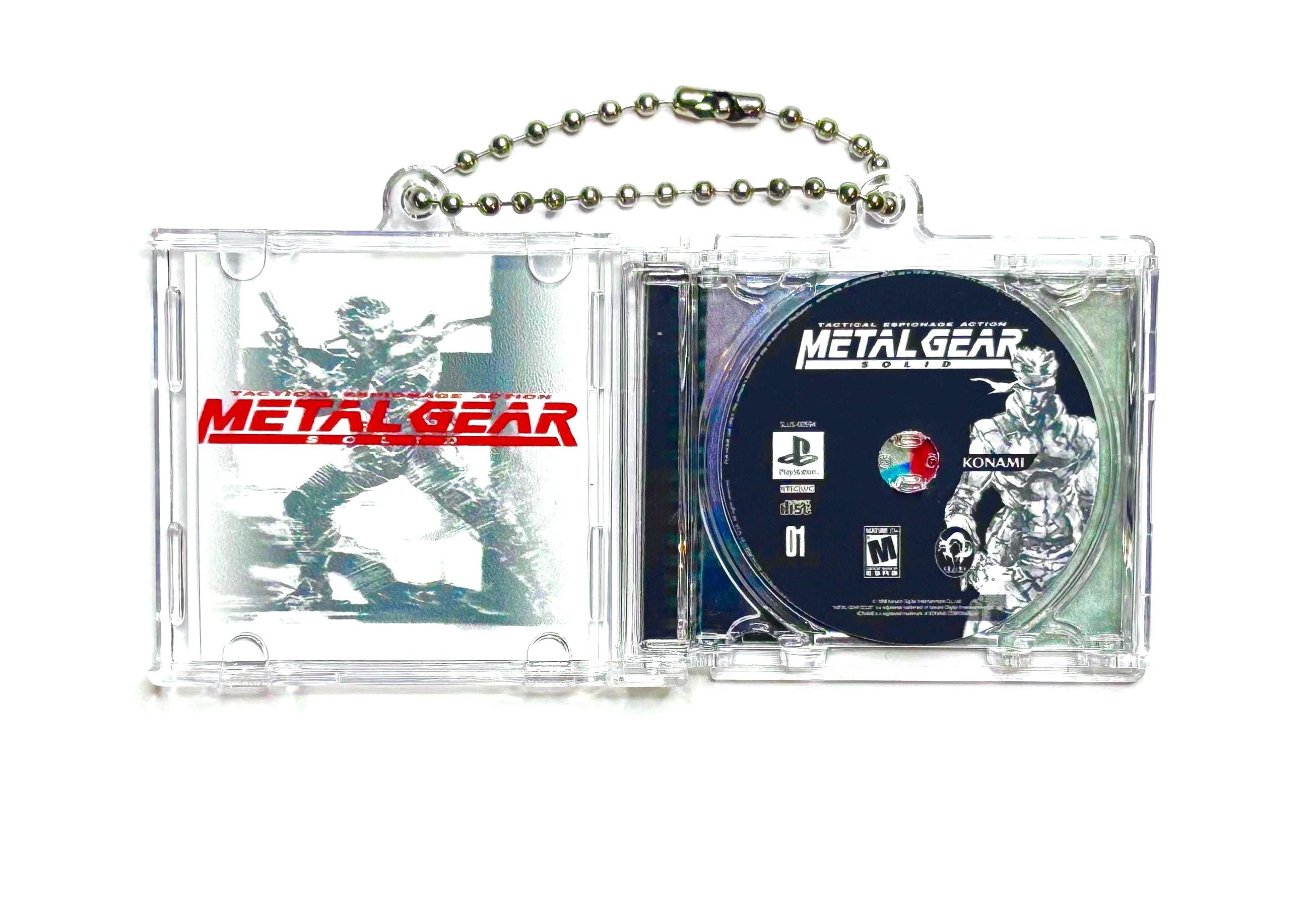 Mini PlayStation 1 Game Case Keychain - PS1 Keyring With GTA V Style (Germany Made)