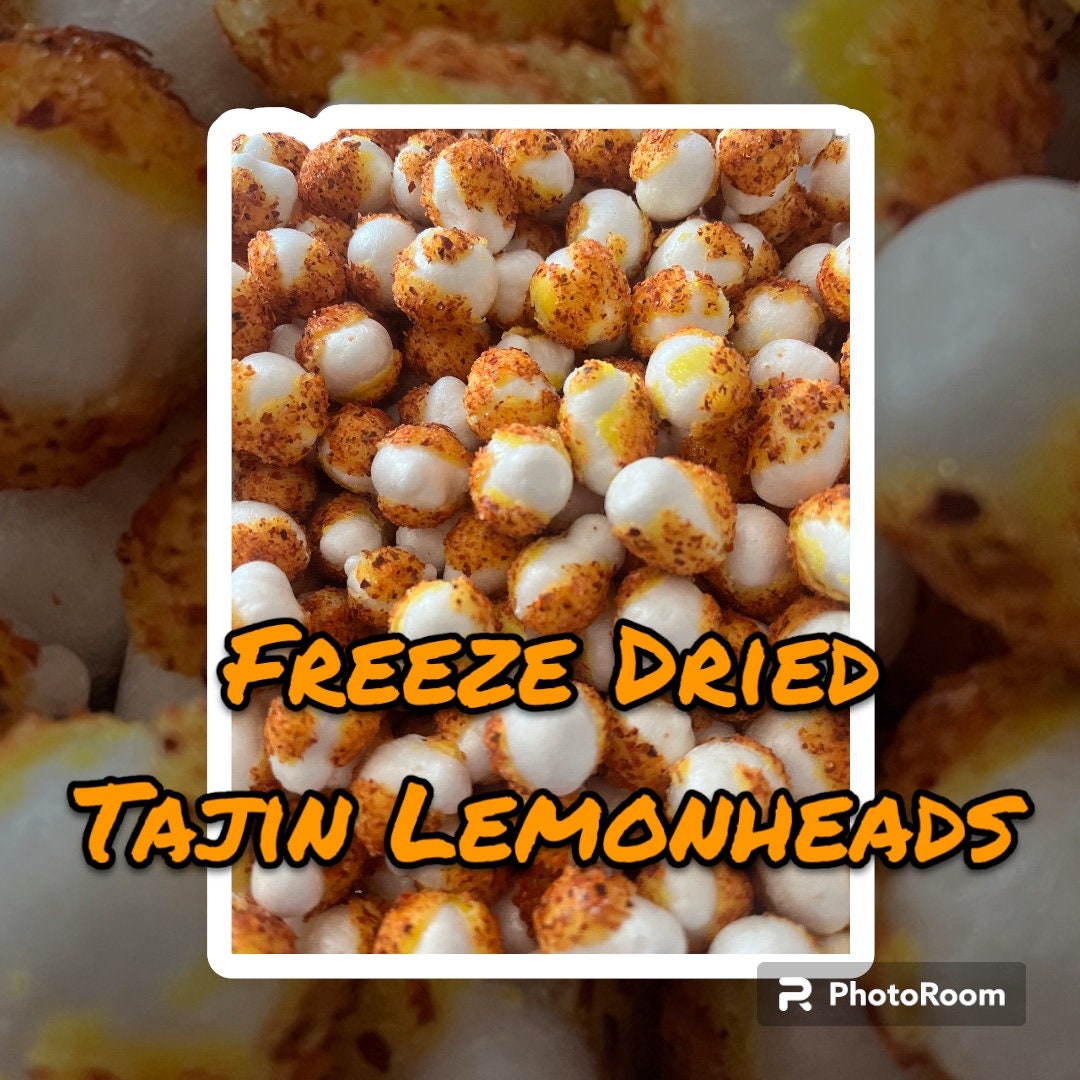 Freeze Dried Tajin Lemonheads Etsy