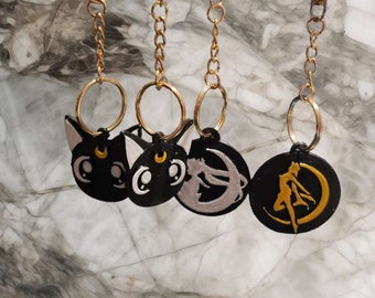 ¡Llavero de Sailor Moon, chica mágica! - Fan art inspirado en un bonito soldado de Sailor Moon