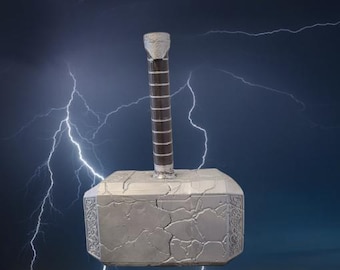 Broken Mjolnir Prop- Thor 's Hammer -MASSIVE! PROP!!-