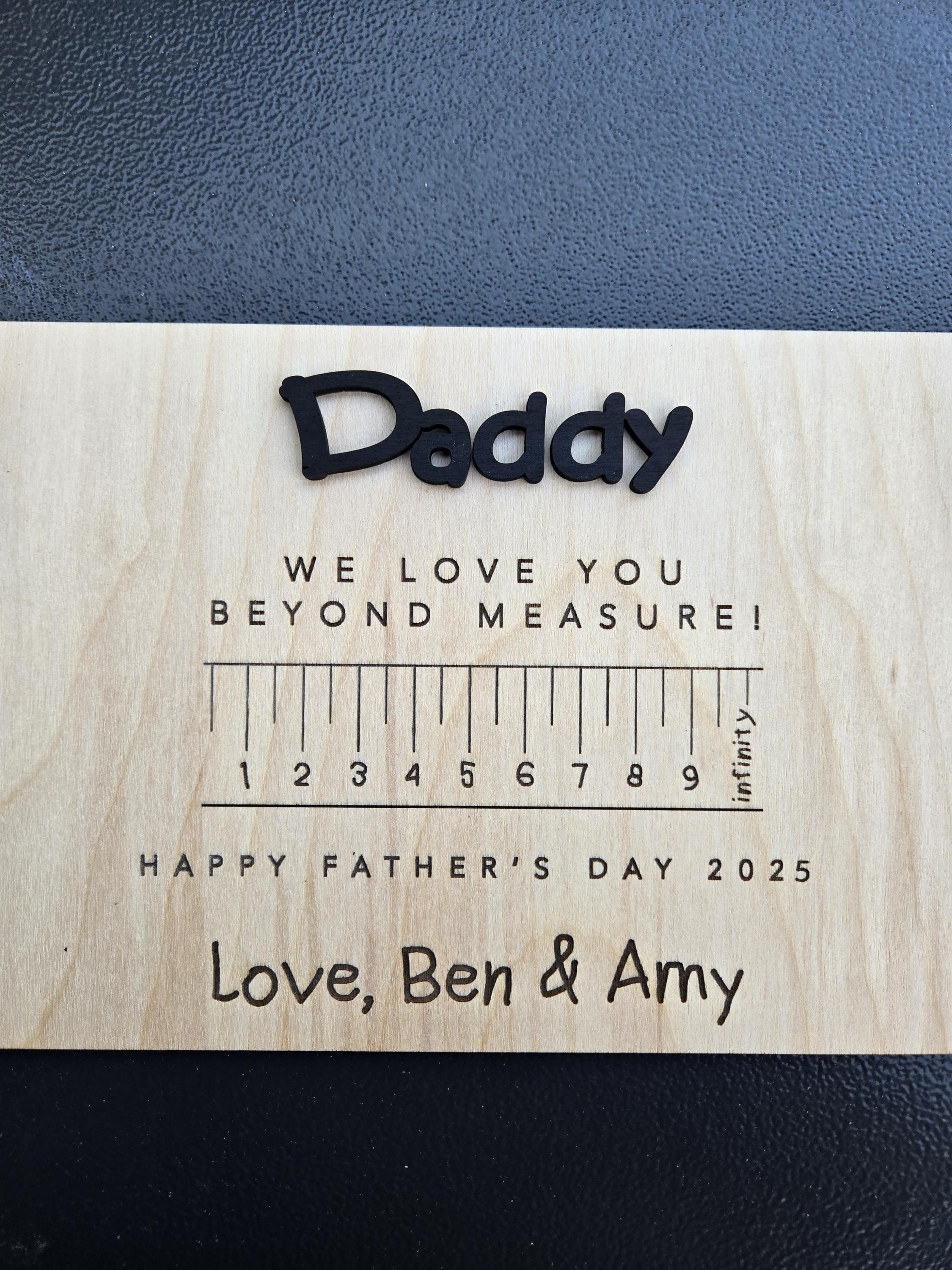Father Figure Sign Personalized Father's Day Handprint Sign, Sign for Dad, Father's Day ...