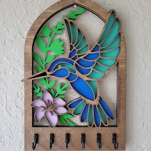 Key Holder for Wall Birds 