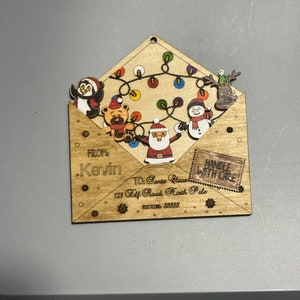 Ornamento de carta do Papai Noel