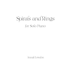 Spirals and Rings Piano Solo