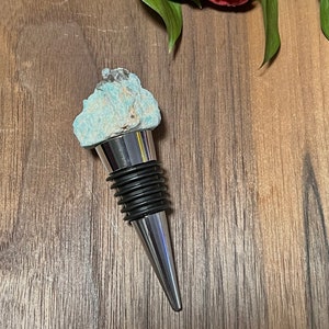 Tapón de vino amazónico - Tapones de vino de cristal para una decoración única del hogar - Regalo para mamá