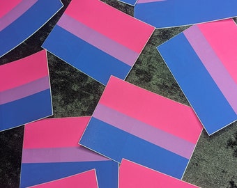 Bisexual Pride Flag Sticker