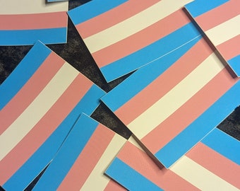 Transgender Pride Flag Sticker
