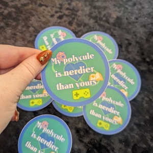 Nerdy Polycule Sticker