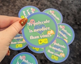 Nerdy Polycule Sticker