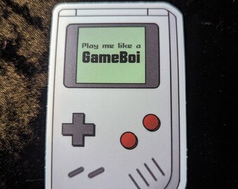 Play Me Like a GameBoi Sticker