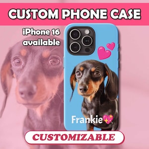 Coque personnalisée iPhone 16+ Pro Max, 15, 14, 13, 12, 11, X, XR, XS MAX, Samsung S24 S23 S22 S21 S20, Google Pixel 8, 7, 6