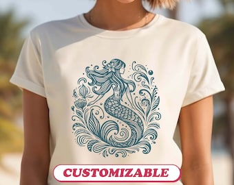 Mermaid Gigi Birthday Party Mother's Day T Shirt Mermaid Gigi Birthday Party Mother's Day T Shirt