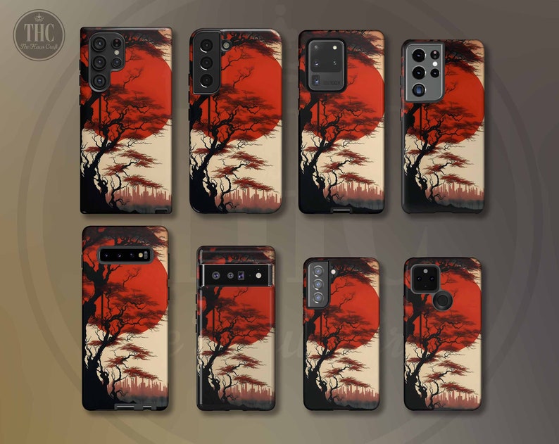 Custom Japanese Art Phone Case iPhone 16 Plus Pro Max, 15, 14, 13, 12