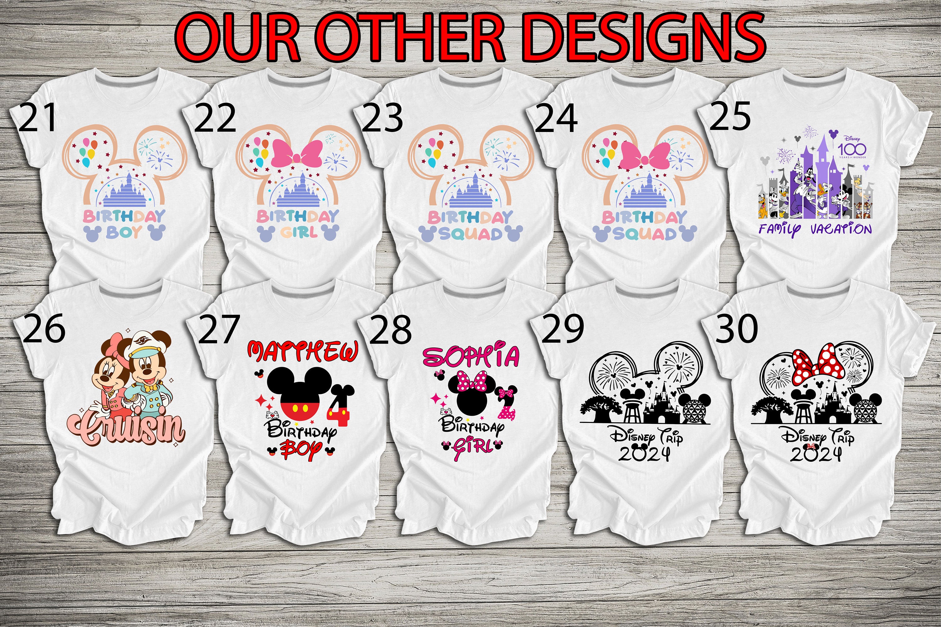 Disney Trip 2024 Family Shirts, Disney 2024 Vacation Tshirt, Disney