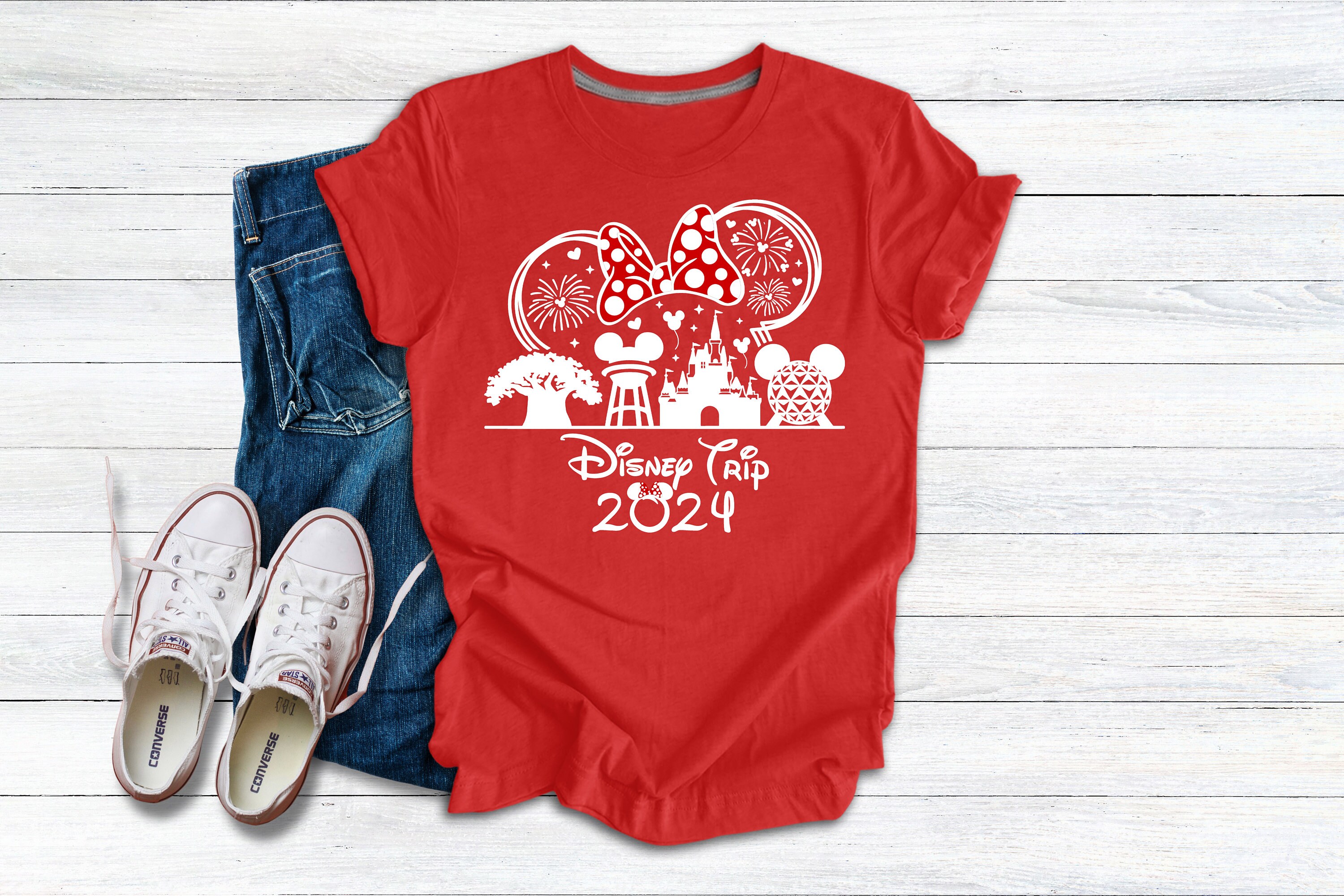 Custom Disney Trip 2024 Shirts, Family Disneyland Shirt, Disney Squad