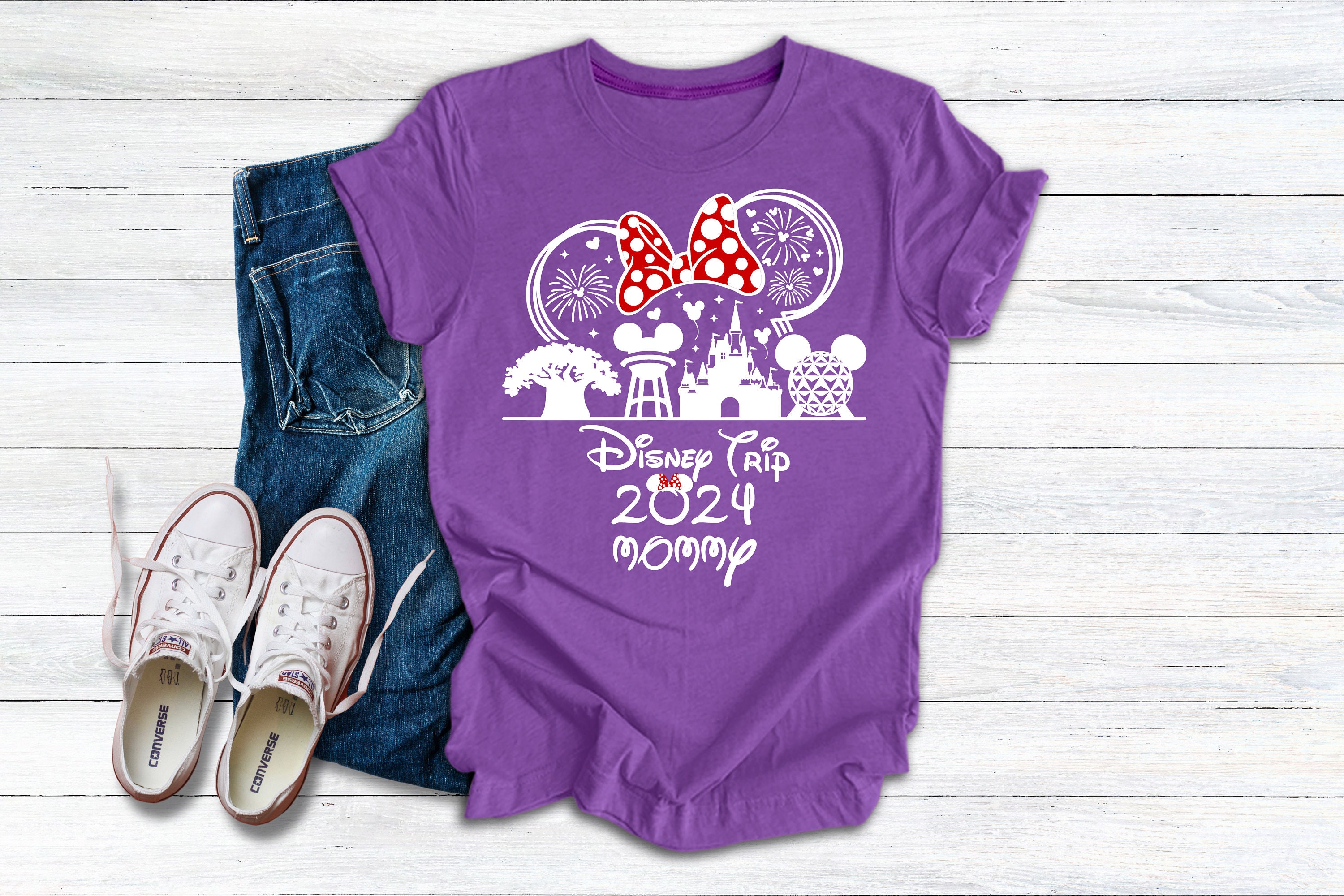 Custom Disney Trip 2024 Shirts, Family Disneyland Shirt, Disney Squad