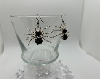 Spider Drop Earrings