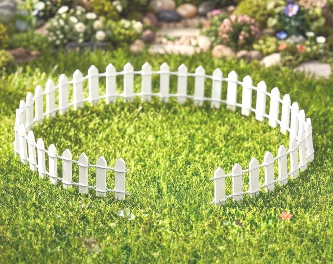 Miniature Fence Mini Fairy Garden Railing Terrarium Micro Landscape Decor Dollhouse Farm Accessories