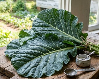 Southern Georgia Collard Seeds, Leafy Greens Vegetable Garden Seed, Easy to Grow