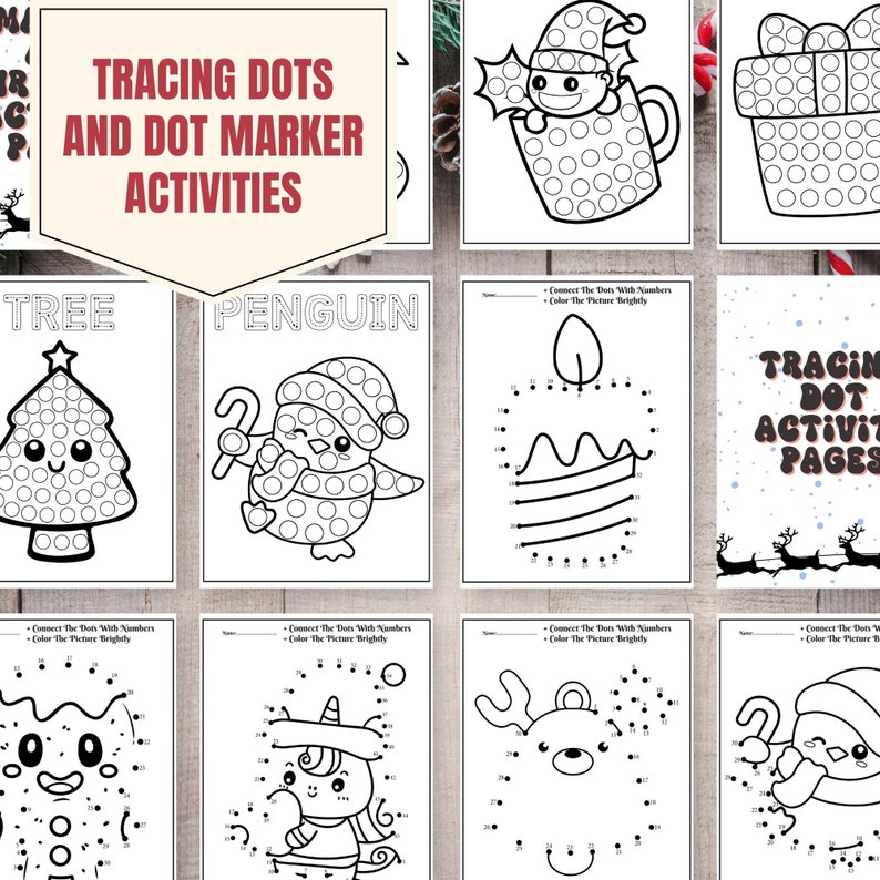 Printable Christmas Activities Holiday Activity Pages for Kids ...
