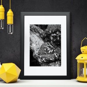 Statue of a Angel, Spooky, Gothic, Wall art