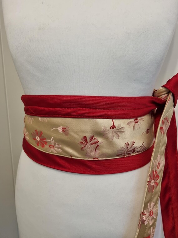 Belt Japanese Obi Kimono, Handmade Upcycled, Quirky Gift  display picture 3