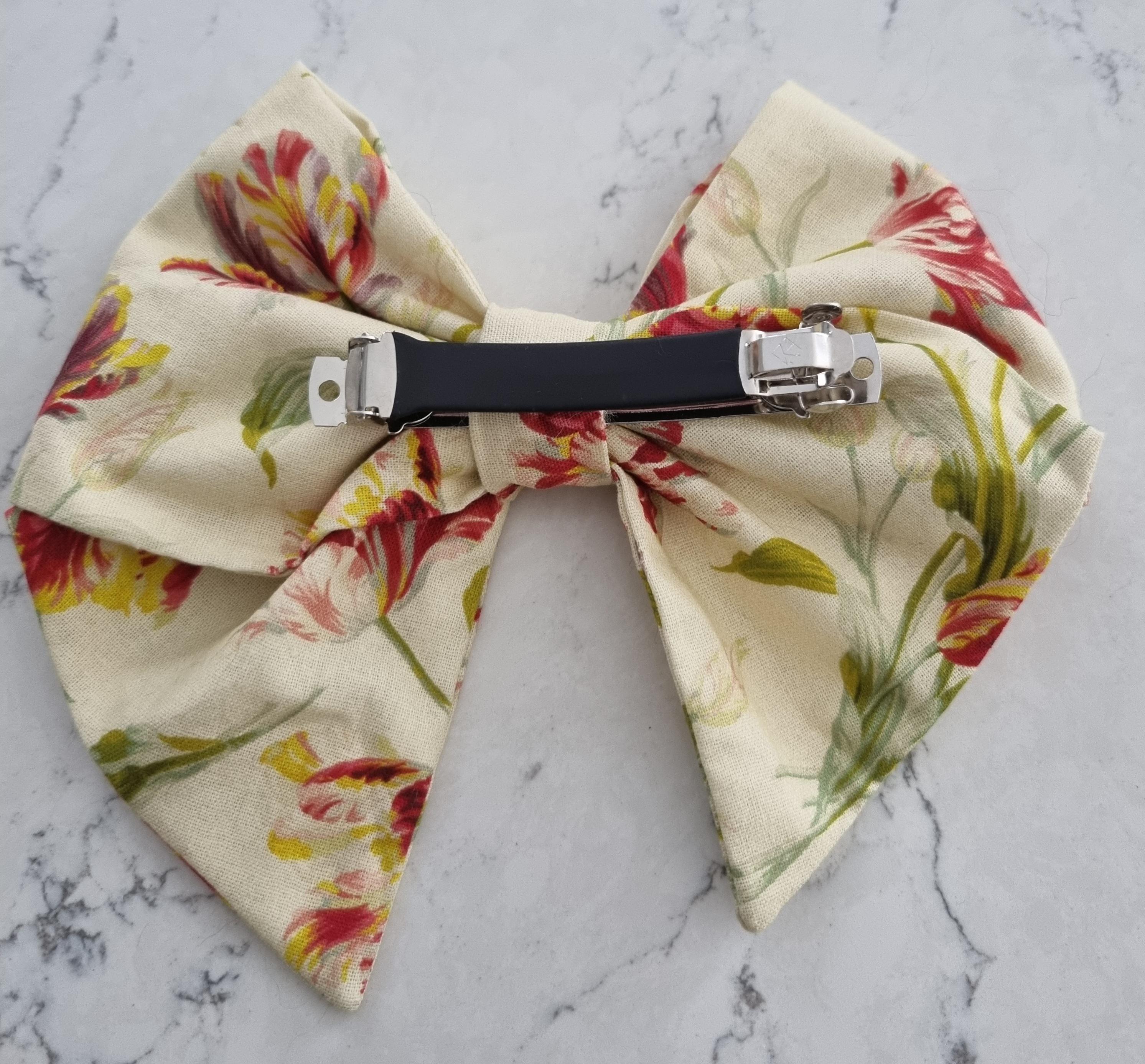 Hair Bow Slide Clip Statement Accessory Laura Ashley  display picture 1