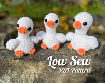 Griselda Goose Low Sew PDF Crochet Pattern