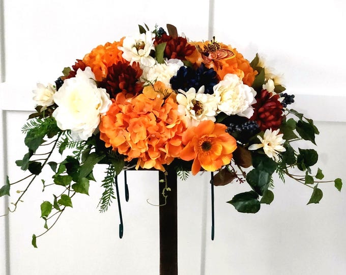 Floral Summer Memorial Saddle - Touch of Colour