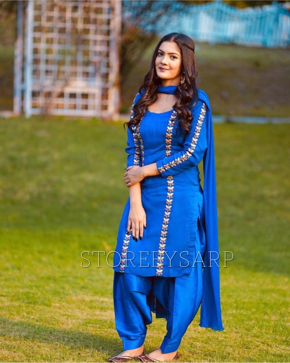 Explore the Stunning Blue Salwar Kameez Collection at Ethnic Plus