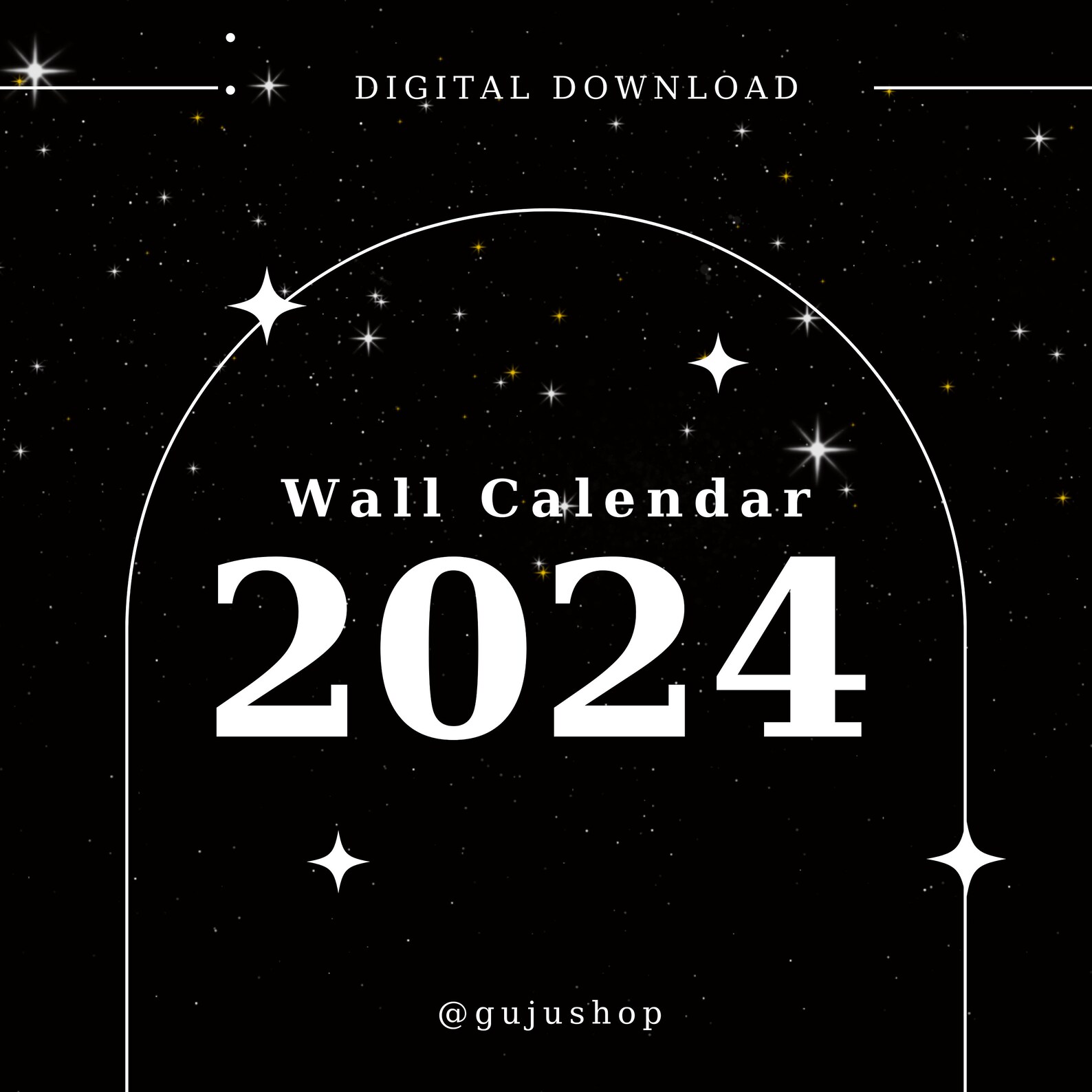 2024 Monthly Print Calendar 2024 Travel Calendar Monthly Etsy