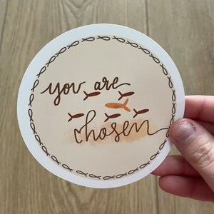 The Chosen Inspired Sticker Set | Waterproof | Christian Stickers ...