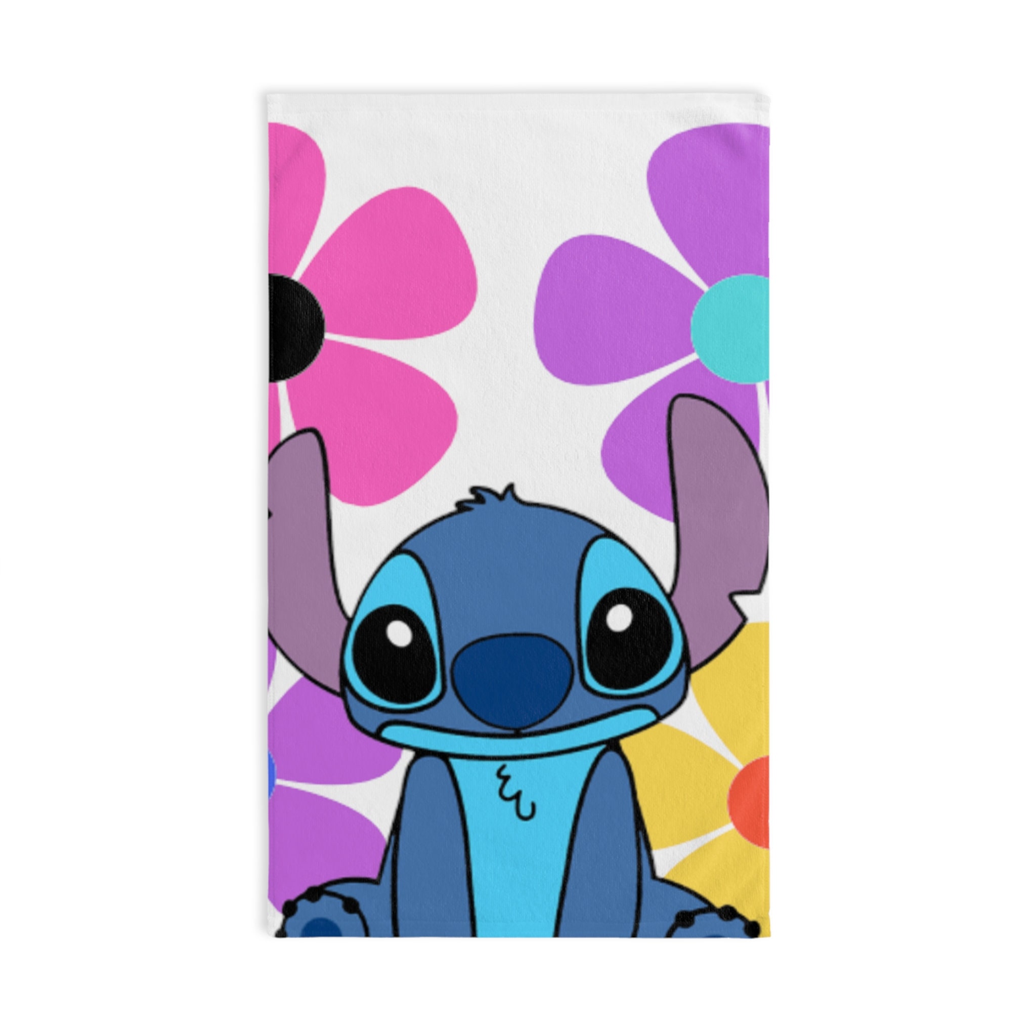 Disney Lilo and Stitch Angel Heart Kisses2 Beach Towel by Leesed