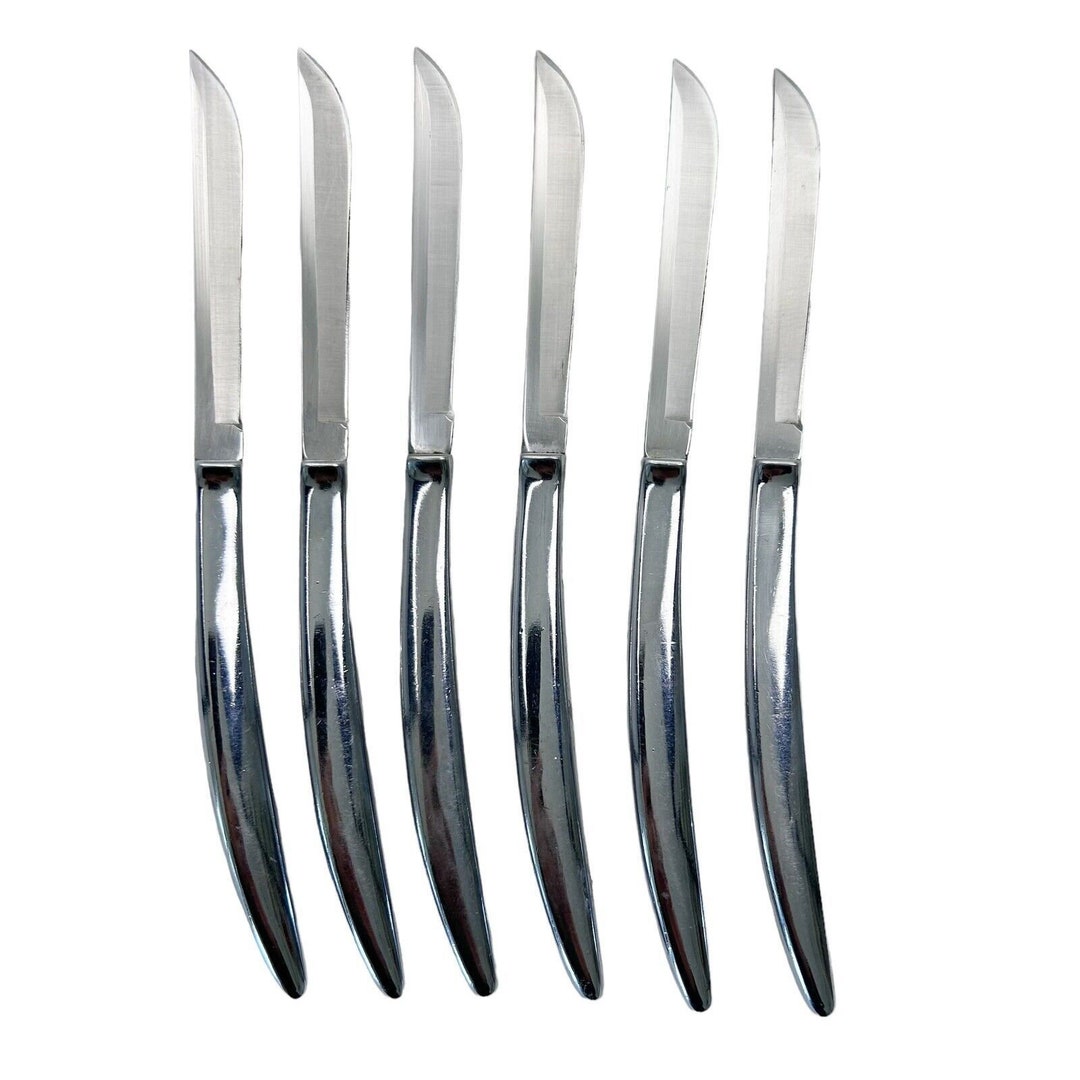 Saladmaster 9 Steak Knives Set of 6 Vintage Etsy