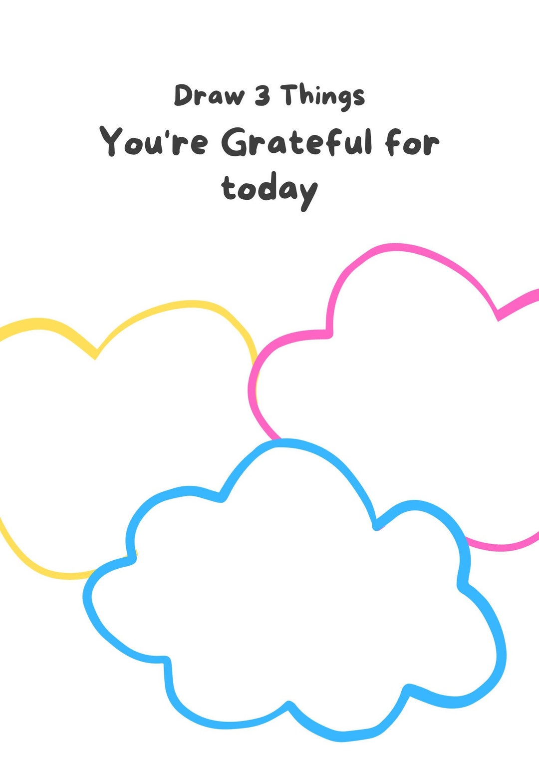 Kids Gratitude Journal Printable Cultivate Thankfulness With - Etsy