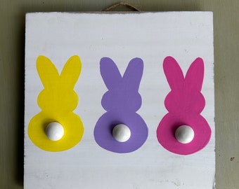 Colorful Bunny Sign