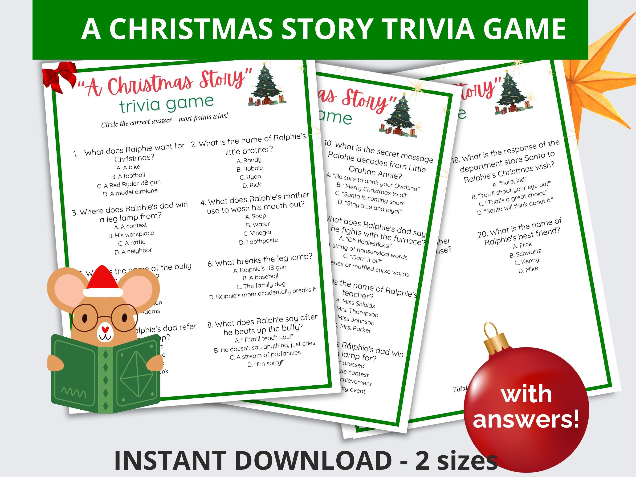 Cool Review About Christmas Story Trivia Game